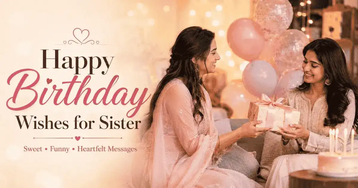 150+ Happy Birthday Wishes for Sister: Sweet, Funny & Heartfelt Messages