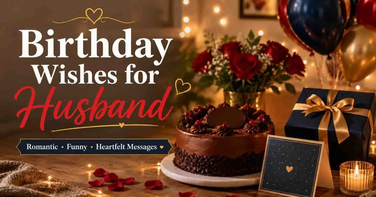 101+ Birthday Wishes for Husband: Romantic, Funny & Heartfelt Messages