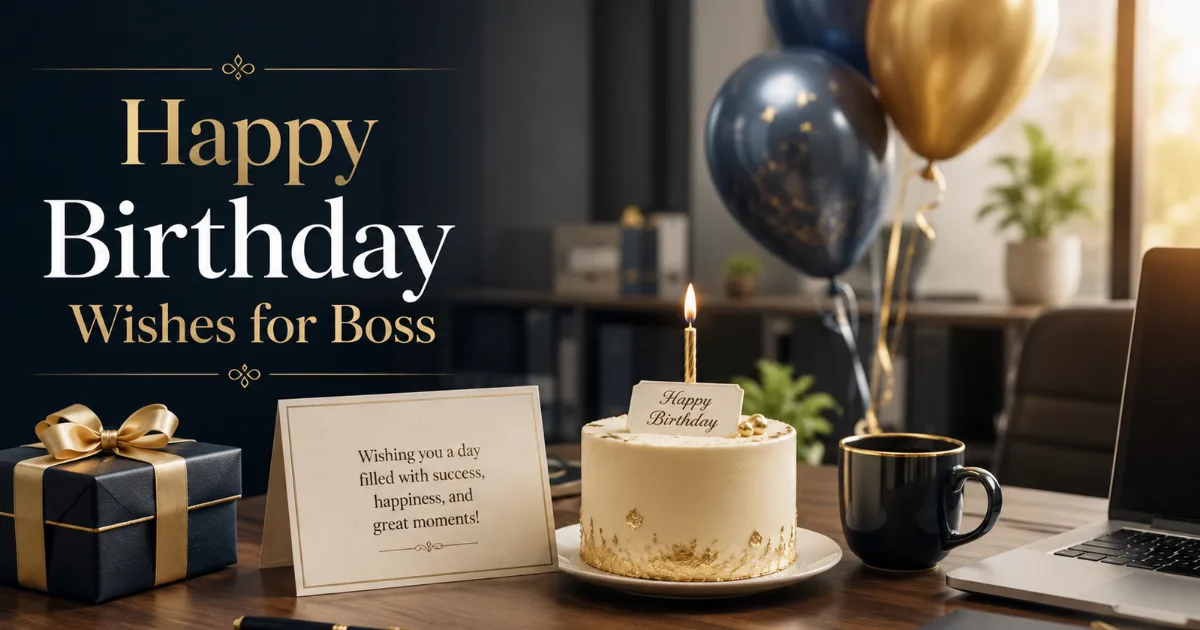 Happy Birthday Wishes for Boss: 140+ Professional Messages