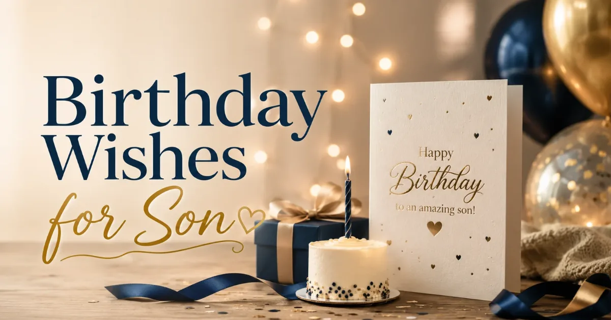 Birthday Wishes for Son: Heartfelt, Funny, and Meaningful Messages