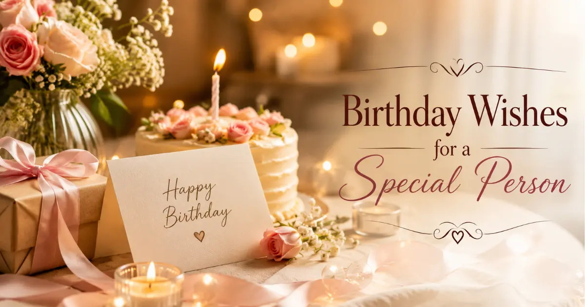 175+ Heart-Touching Birthday Wishes for a Special Person