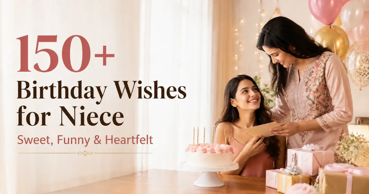 150+ Birthday Wishes for Niece: Sweet, Funny & Heartfelt