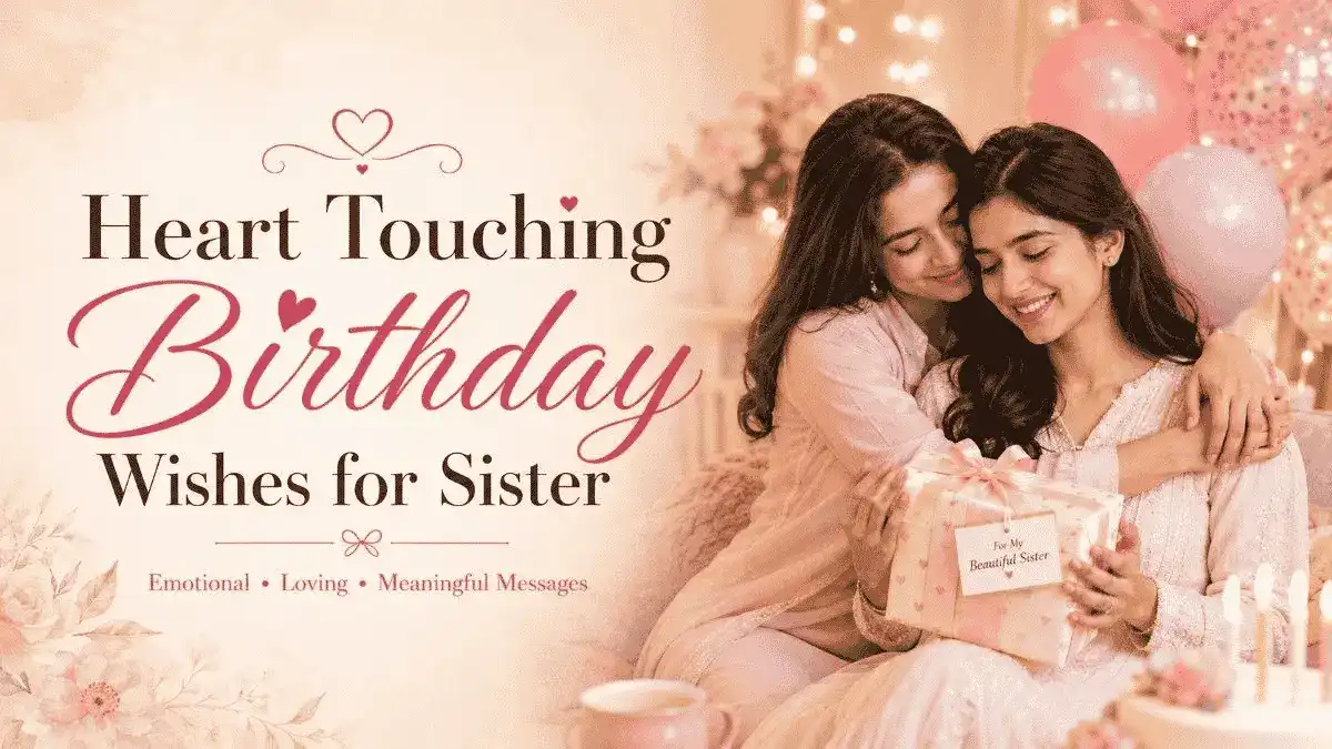 Heart touching birthday wishes for sister