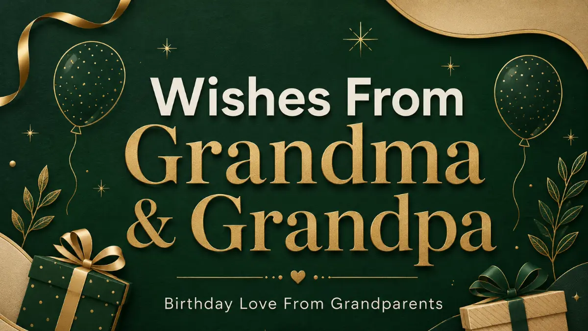 Birthday wishes for grandson from Grandma and Grandpa