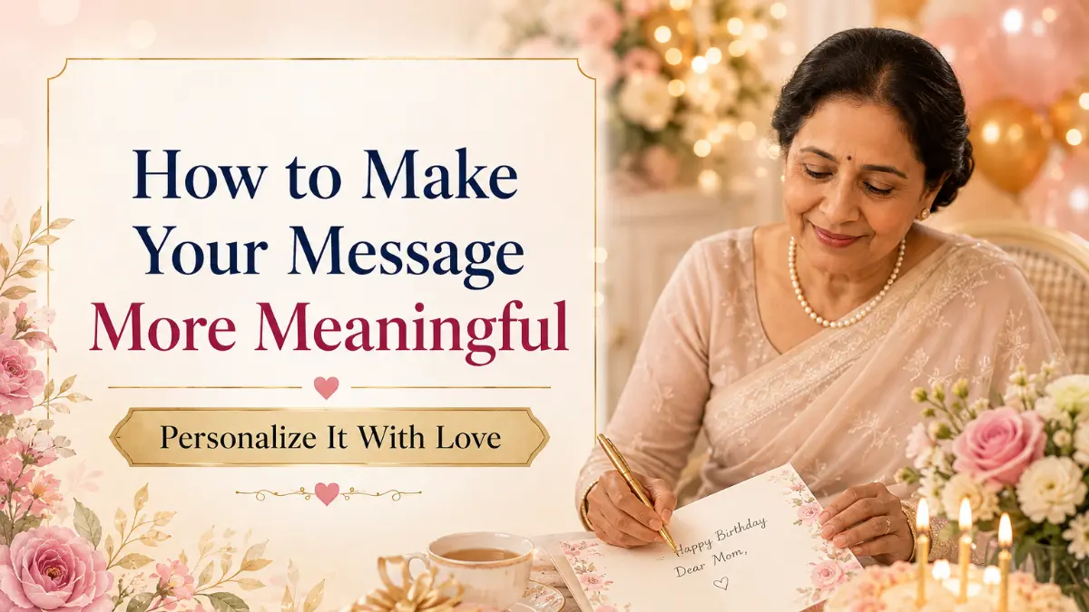 How to make a birthday message for your mother-in-law more meaningful and personal